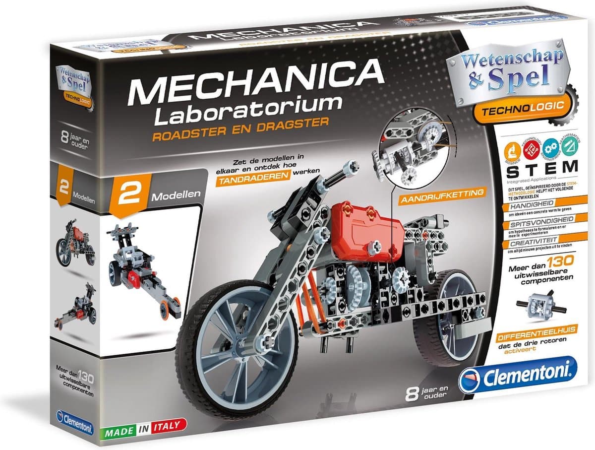 Cilgro Clementoni – Wissenschaftsspiele, Mechanik, Roadster und Dragster