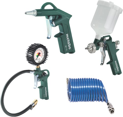 Metabo LPZ 4 Set | Druckluft-Werkzeugsatz | Orion-Kupplung - 601585180