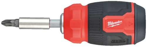 Milwaukee accessoires schroevendraaier multi-bit 8 in 1 compact - 4932492807