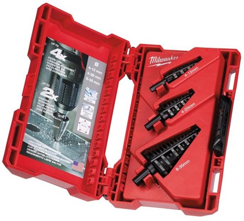 Milwaukee Zubehör Stufenbohrer-Set (3-teilig) – 48899399