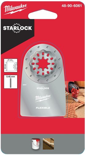Milwaukee Zubehör Starlock – Omt SL Schaber flexibel 52 x 37 mm – 1 Stück – 48906061