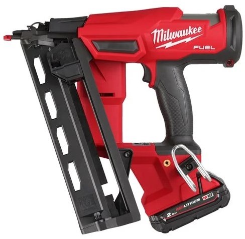 Milwaukee m18 fuel™ fn16ga-202x accu afwerktacker 16ga 18v 2.0ah in hd-box - 4933478092