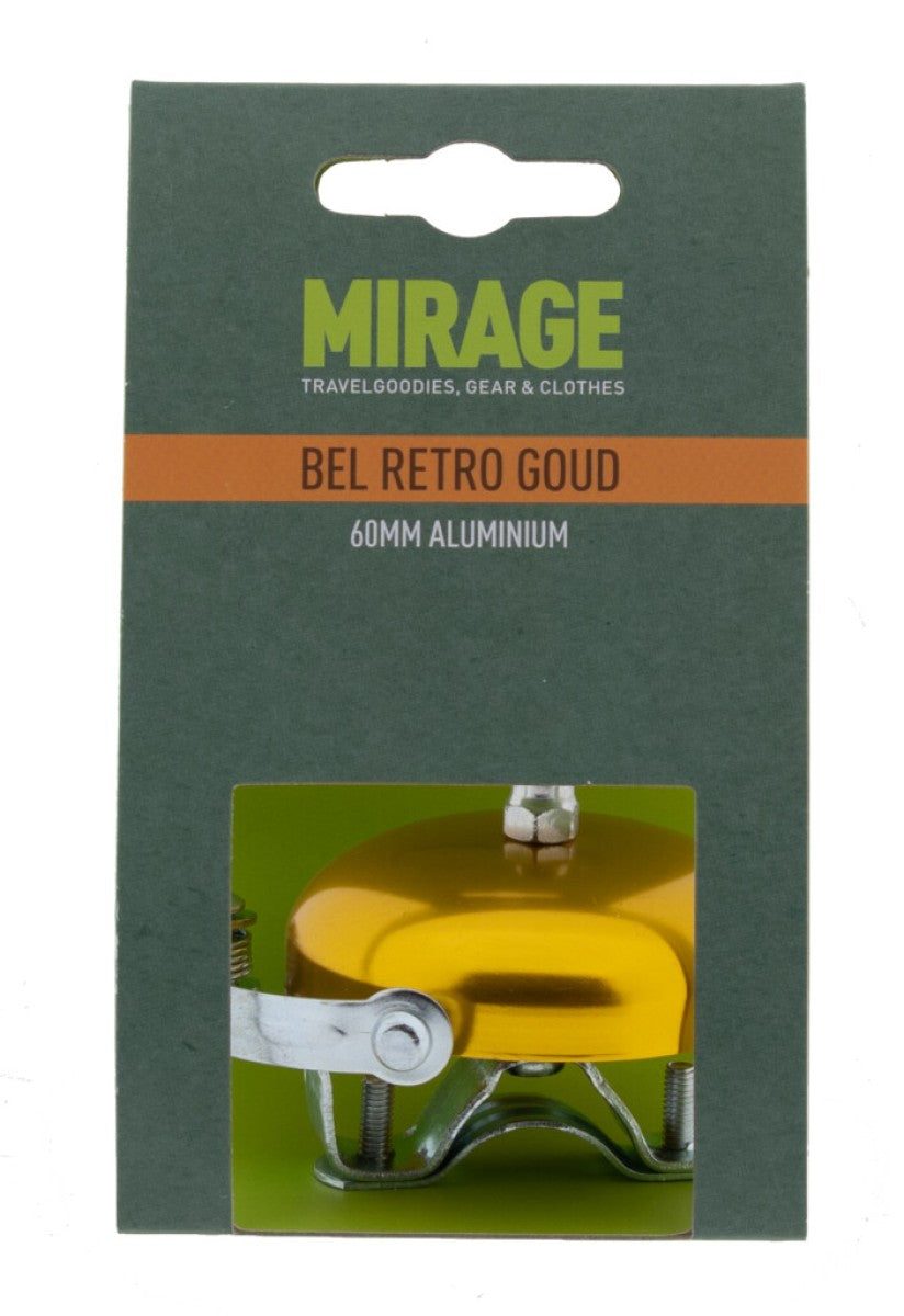 Mirage Glocke Retro Aluminium 60mm, Gold