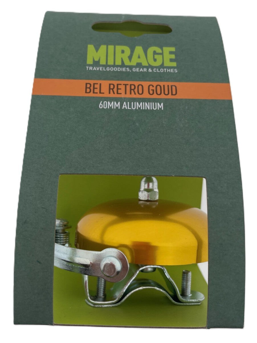 Mirage Glocke Retro Aluminium 60mm, Gold
