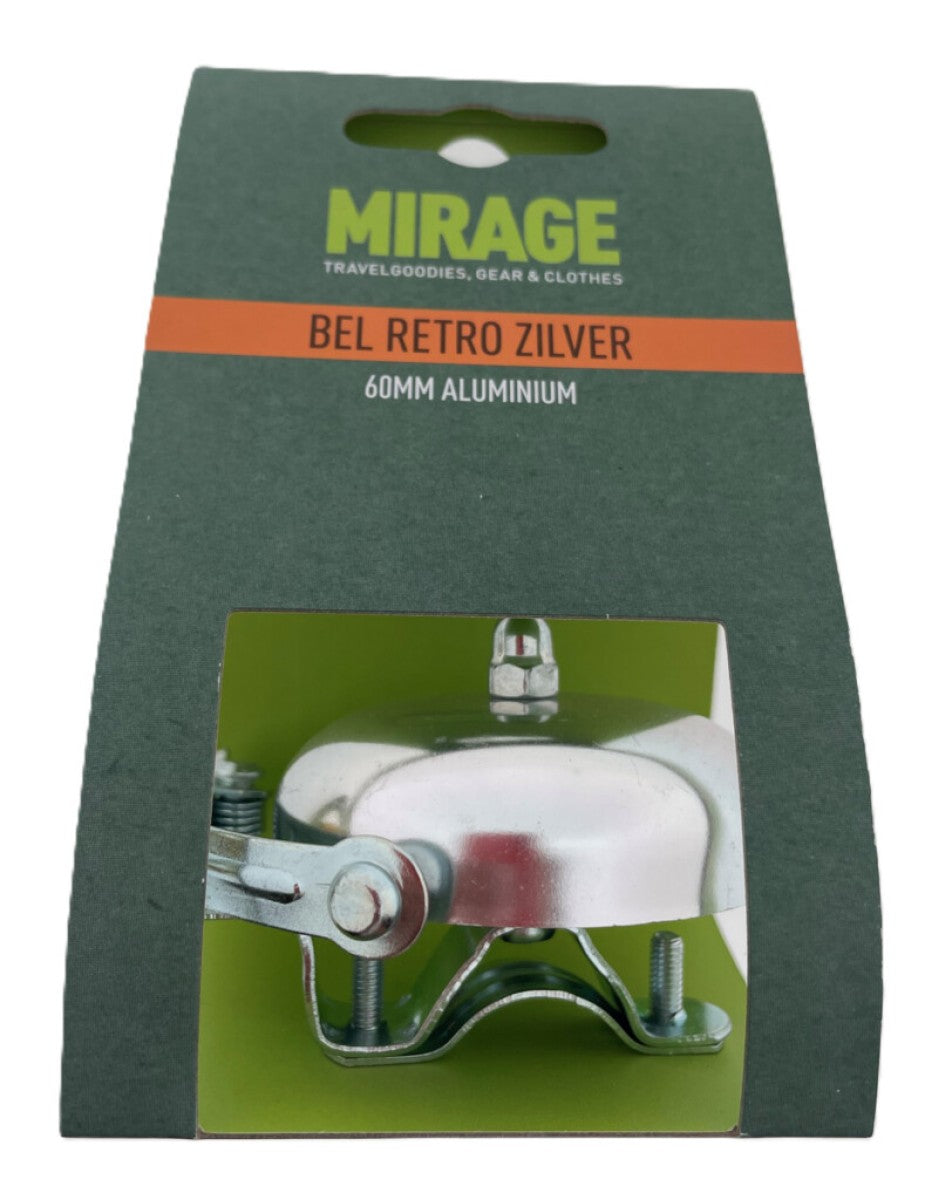 Mirage Glocke Retro Aluminium 60mm, Silber
