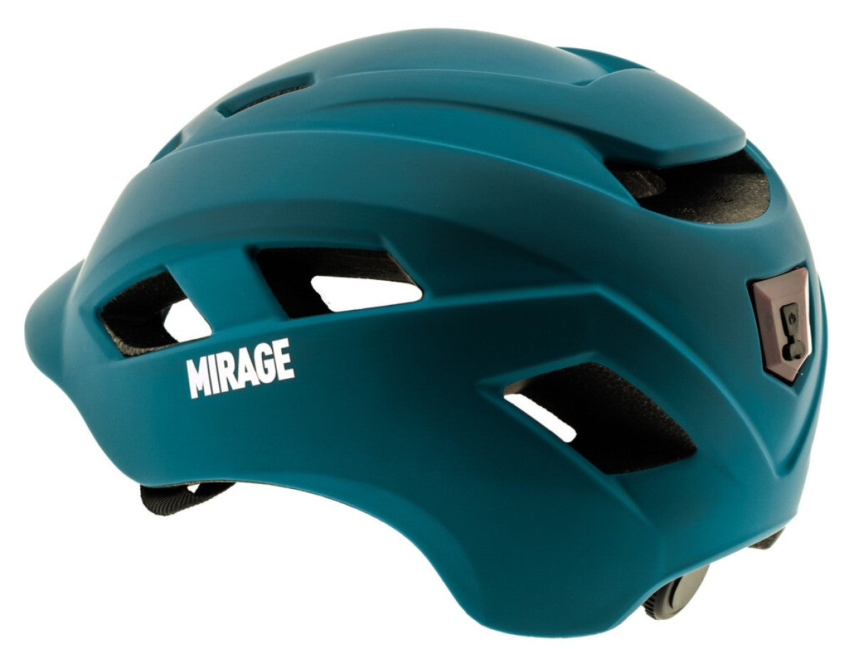 Buzaglo mirage urban helm e-bike led 55-58cm mat blauw