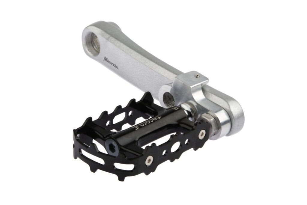 Mirage Kurbelwender mit Edelstahl -Bolzen -Aluminium T6 Silber