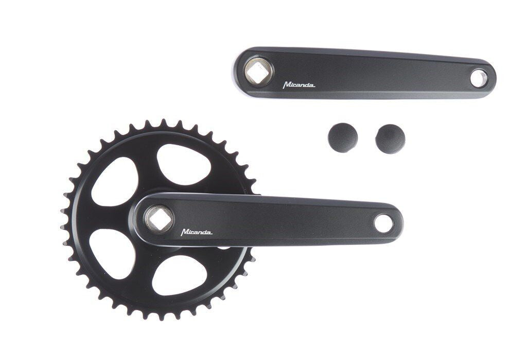 Miranda Delta 1R JIS Kurbelgarnitur 42t BCD104, Q:8, schwarz