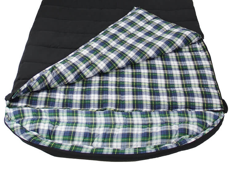 Oventure Tundra Doppelschlafsbag schwarz
