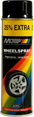 Motip Spraydose 400ml Felgenspray mattschwarz