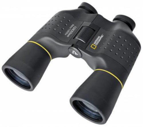 National Geografisches Fernglas 10x50 Porro Prisma Staal Schwarz