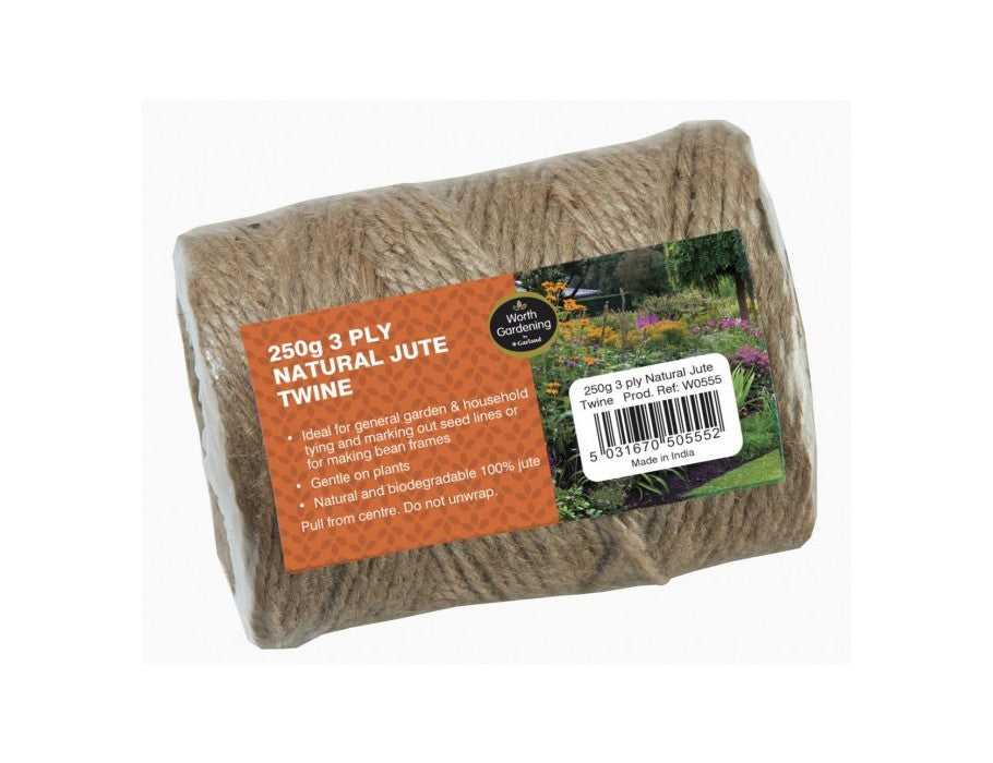 Girlande Jutefaden 3-lagig - 250 Gramm