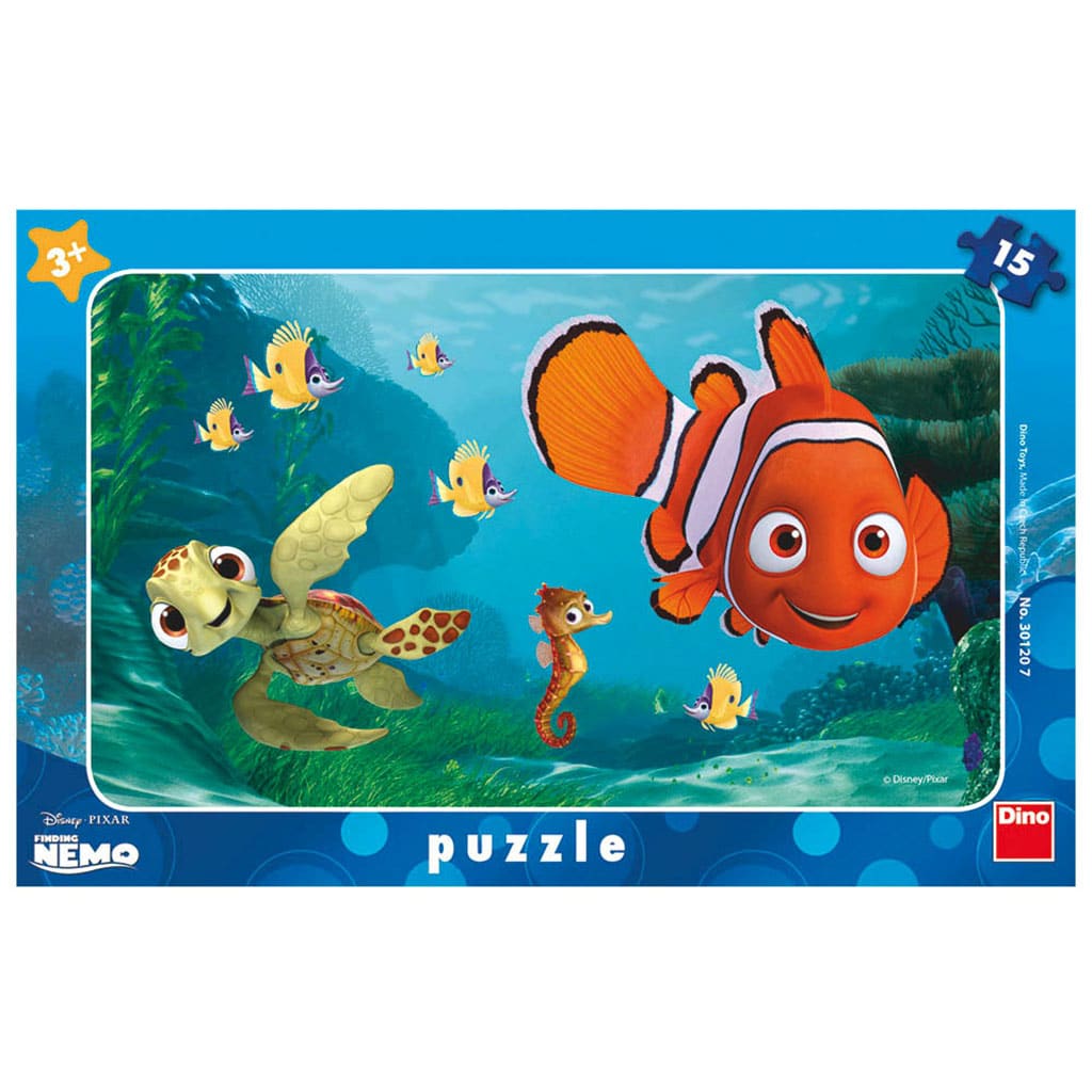 Dinotoys Dino-Puzzle – Disney Pixar Nemo Rahmenpuzzle – 15 Teile
