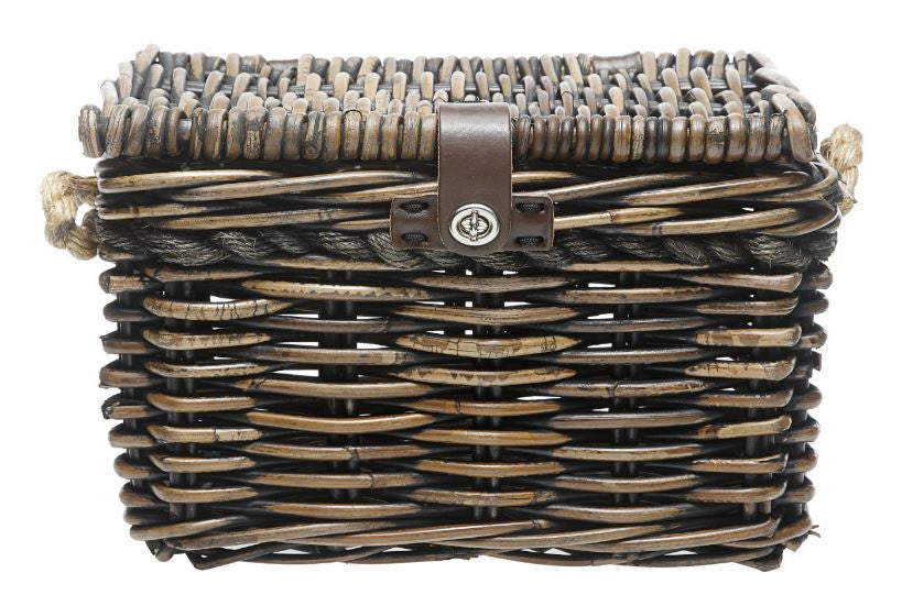 Fahrradkorb Melbourne 24 Liter 38 x 27 cm Rattan Brown