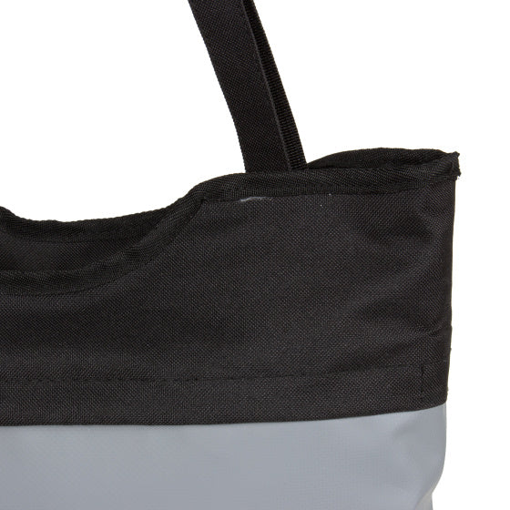 Bike Carbon wasserabweisende Shopper-Fahrradtasche 21l grau