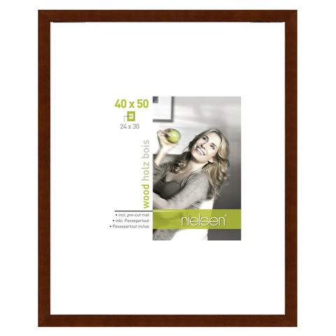 Nielsen Design Nielsen Fotorahmen 8988024 Apollon Wenge 40x50 24x30 cm