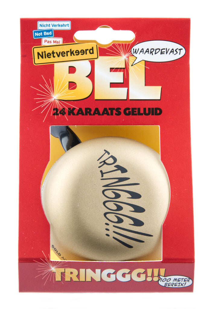 Nicht falsch n V Ding-Dong-Glocke 80 mm, Gold – 24 Karat