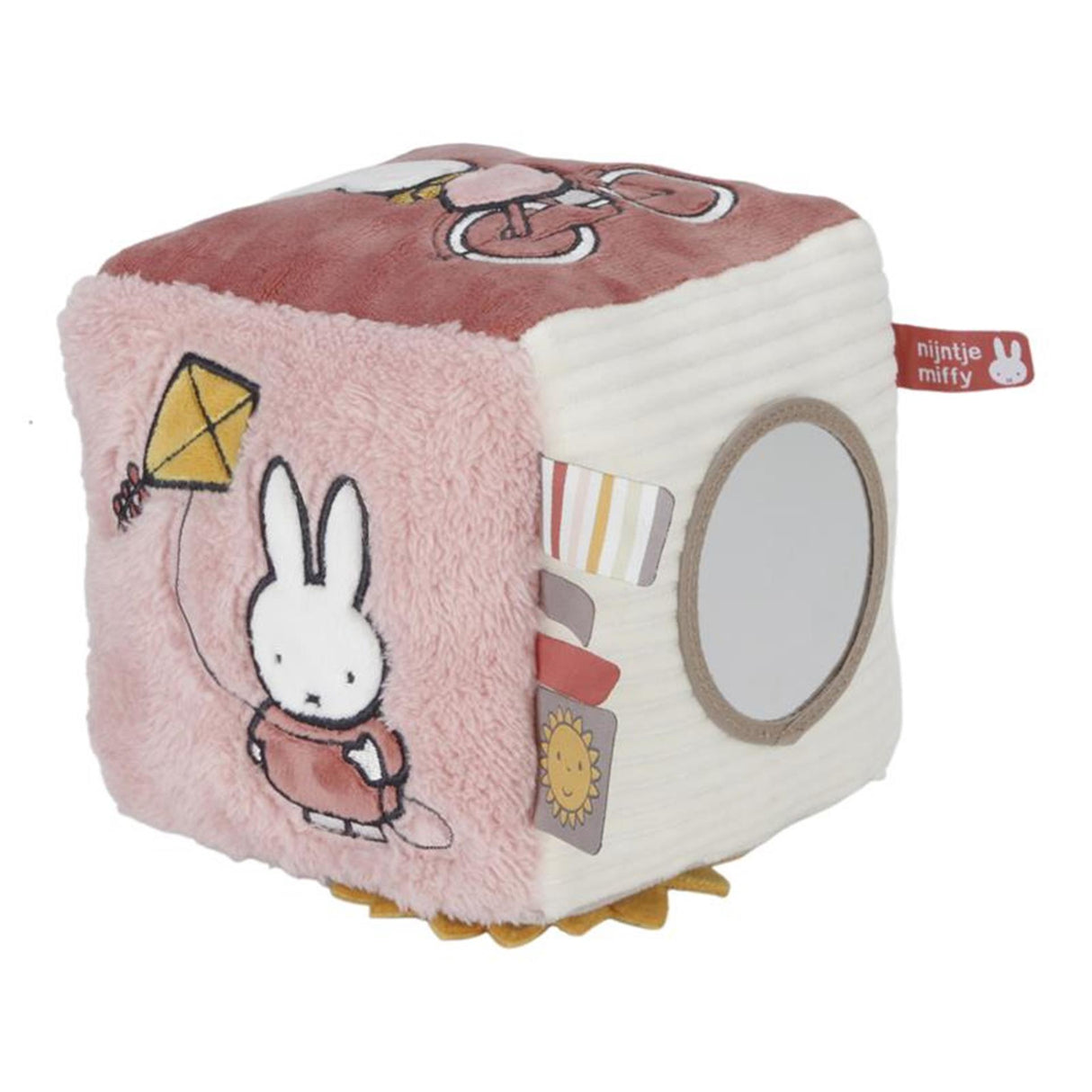 Tiamo Miffy Würfel flauschig rosa