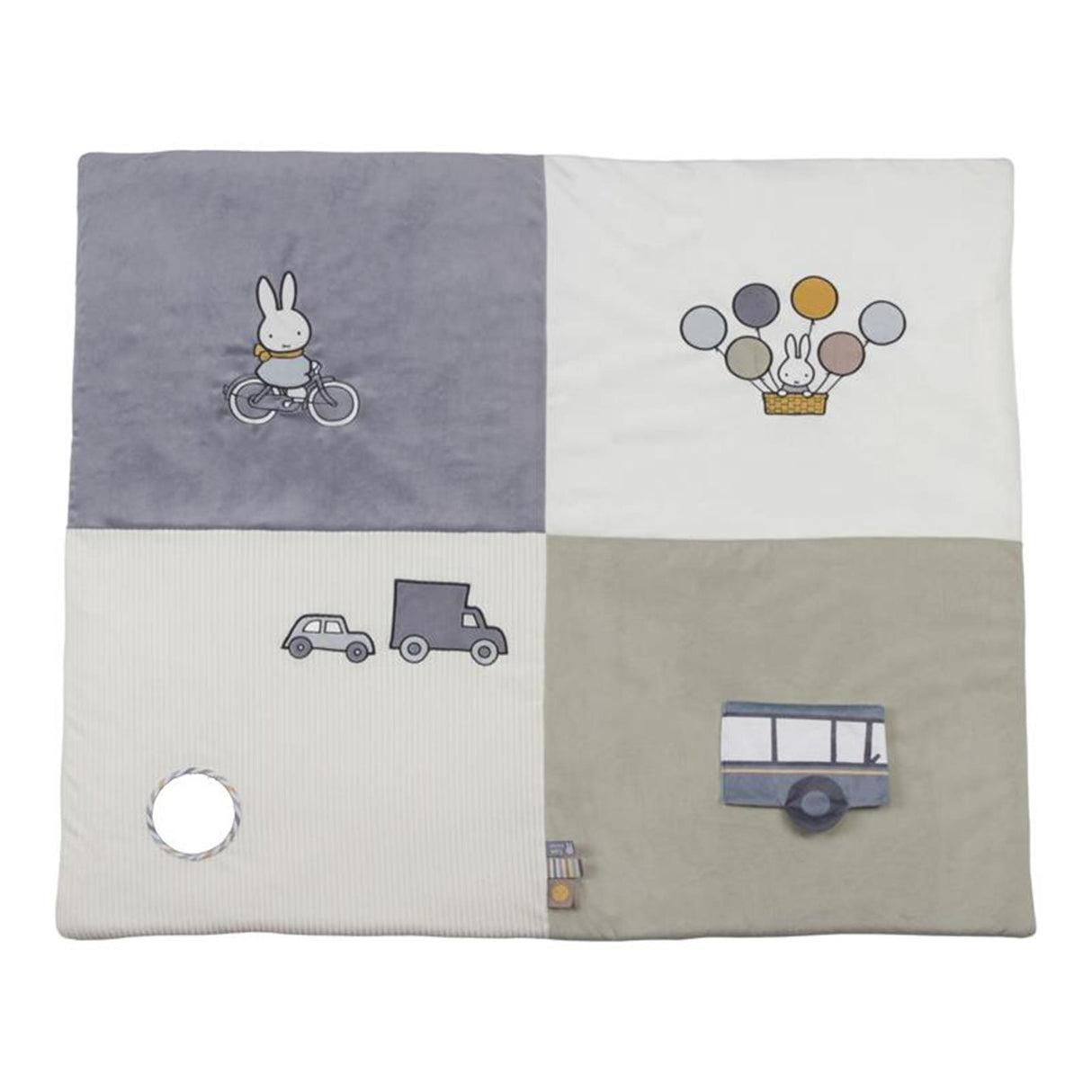 Tiamo Miffy Spielmatte flauschig blau