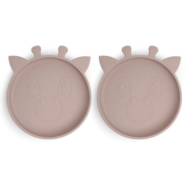 Nuuroo Nuuroo Akila Silikonplatte 2-Pack Giraf