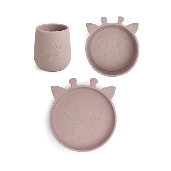 Nuuroo Nuuroo Judi Silicon Dinner Set 3-Pack Giraf