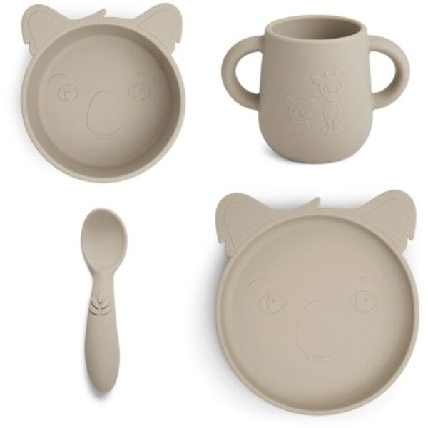 Nuuroo Nuuroo Lykke Silicon Dinner Set 4-Pack Koala