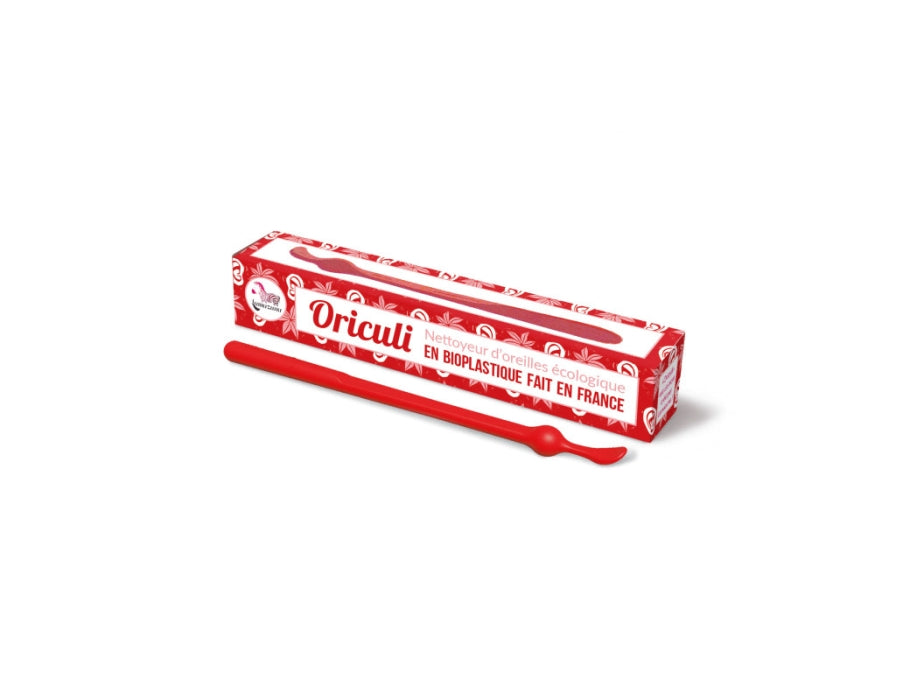 Lamazuna Oriculi Ohrstäbchen – Biokunststoff – Rot