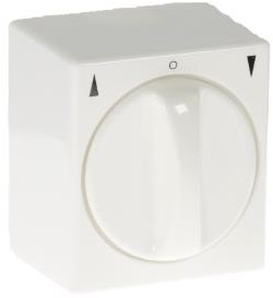 Aufputz-Jalousiedrehschalter weiß - 4660110