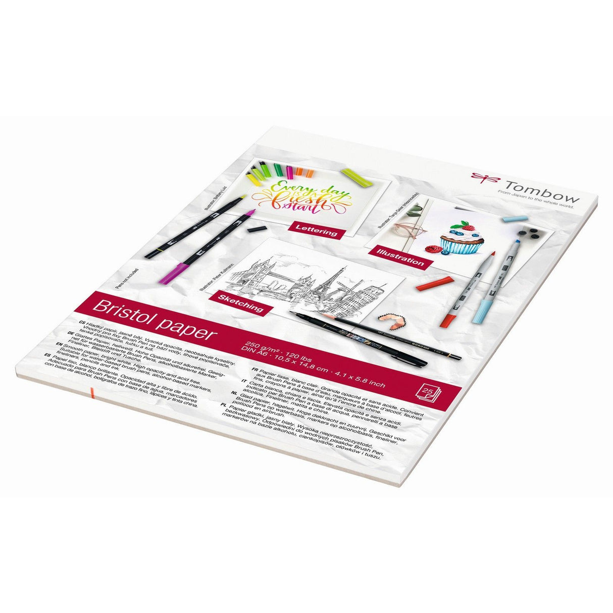 Tombow • Bristolpapier A4 25St