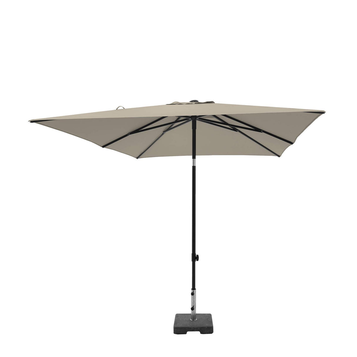 Madison Sonnenschirm Moraira Push-Up 230x230 Ecru