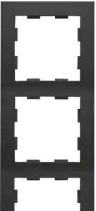 Peha Badora Mattschwarz 4-fach Abdeckrahmen - 4603680