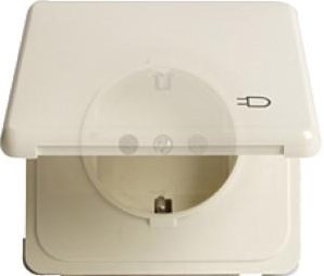 Peha Einbau-Steckdose mit Deckel ra peha nur creme - 4602000