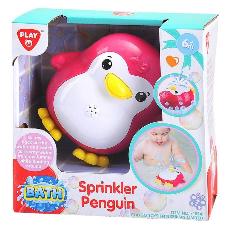Playgo – wasserspritzender Badepinguin