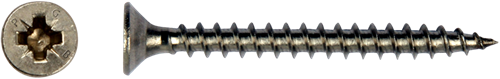 Pgb-europe pgb-fasteners | spaanplaatschroef a2 vzk-z ø 4,50x40 pgwvzva00004500403