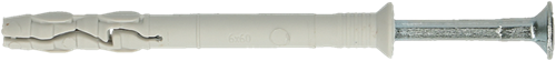 Pgb-europa smart | Nylonnageldübel VK ø 6x40 grau nzn | 35 Stück sm0pkkn01060040gh