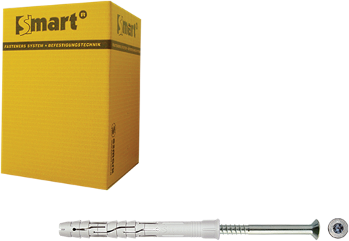 Pgb-europa smart | Fensterstopfen + Schraube vzk tx ø 10x230 nzn | 25 Stück - sm0rptn011002303
