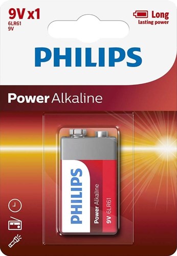 Philips 9V-Alkaline-Batterie