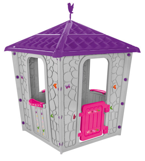 Pilsan Stone Speelhuisje 114 x 114 x 151 cm Purple Rosa