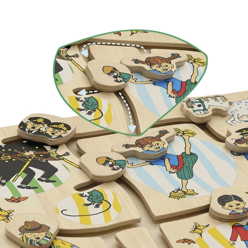 Ngk Pippi Laous - Schiebepuzzle aus Holz
