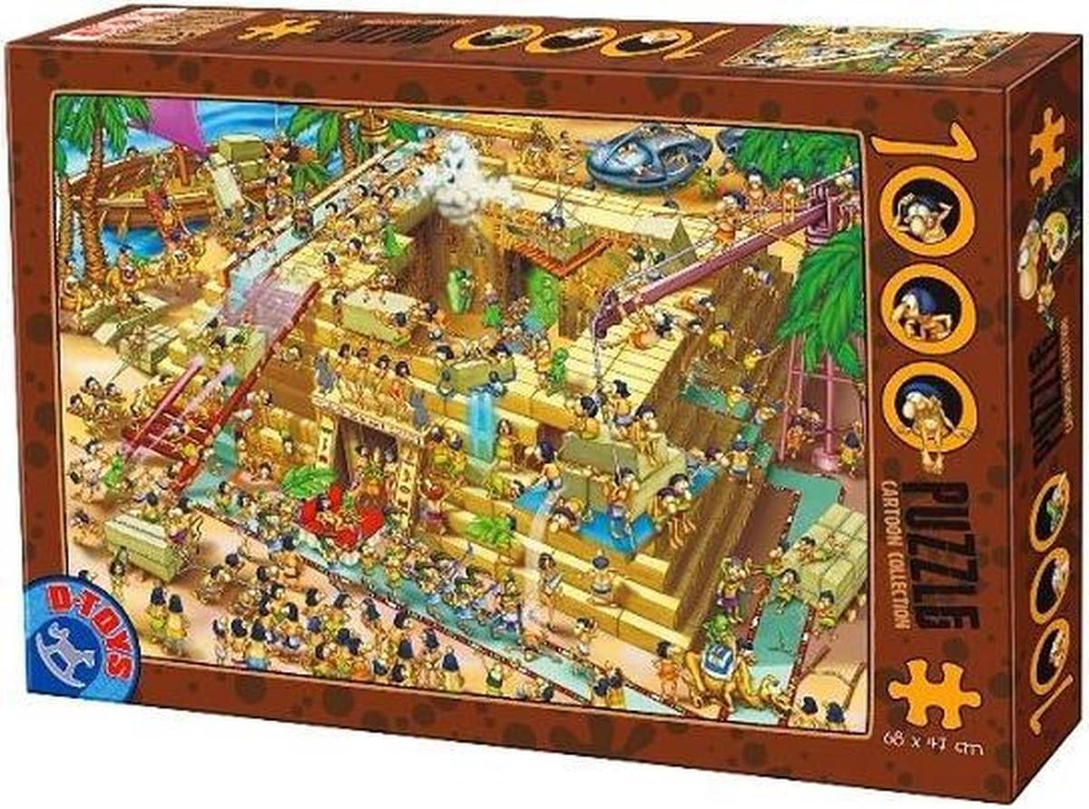 D-Toys-Puzzle – Cartoon der ägyptischen Pyramide – 1000 Teile