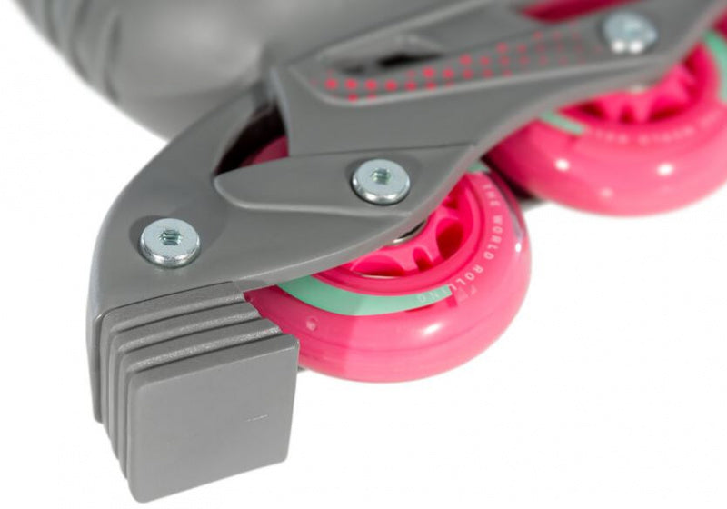 Playlife Inline Skates Riddler Hardboot 82A Grau Größe 31-34