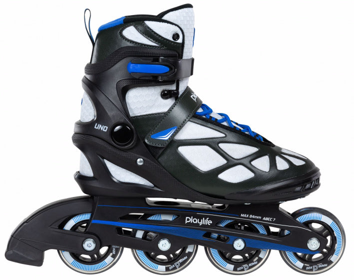 Playlife Inline Skates Black 80 Softboot 82A Schwarz Größe 43