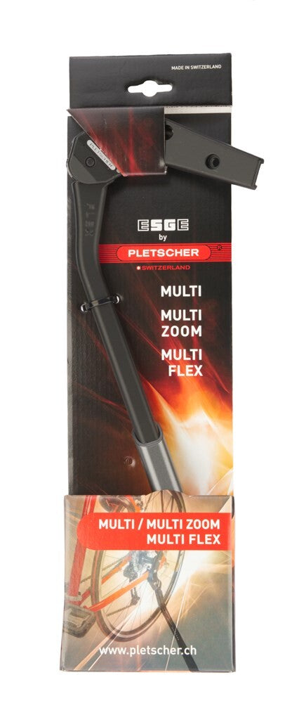 Pletscher esge Seitenständer Multi Flex, schwarz - auf Karte