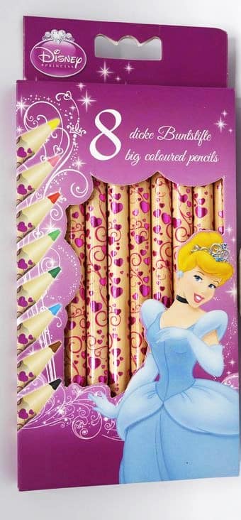 Van der Doelen Disney Princess – dicke Buntstifte