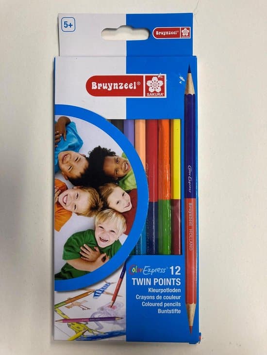 Bruynzeel – 12 Doppelspitzenstifte in 24 Farben