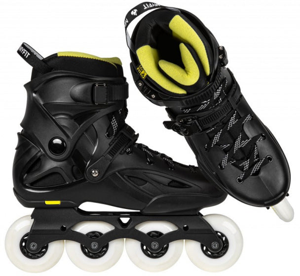 Powerslide Inline Skates Imperial One 88a Hardboot Black MT 45 46