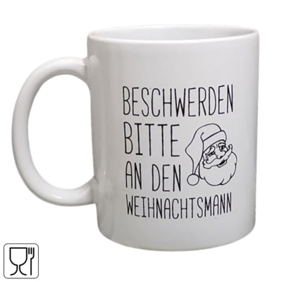 Weihnachtsmann Becher weiß 350ml | 24 Stück