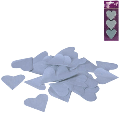 Konfetti Herz blau 100 g | 24 Stück