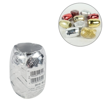 Dekoband metallic goldfarben silberfarben rot 10 und 20 Meter sortiert | 500 Stück