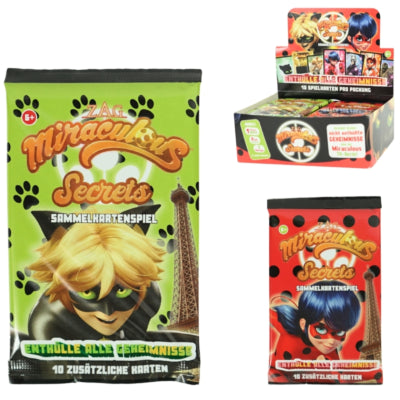 Miraculous Sammelkarten Booster Pack Deutsch 10er Set | 96 Stück